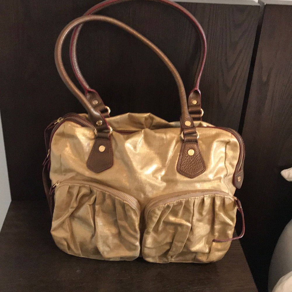 MZ Wallace gold/brown Jane bag